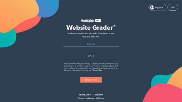 Website-Grader-analiză-vă-site-ul web
