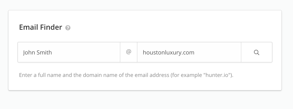 Zrzut ekranu narzędzia do wyszukiwania wiadomości e-mail Hunter