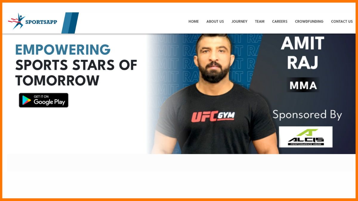 SportsApp-Homepage