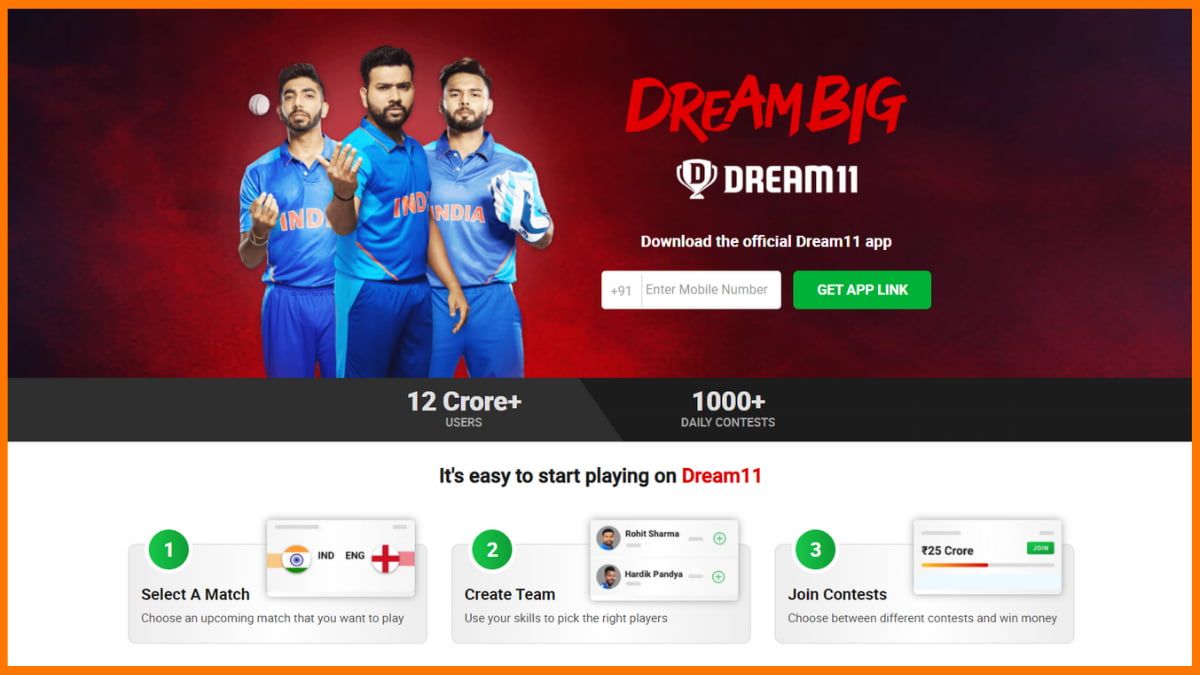 Dream11-Homepage