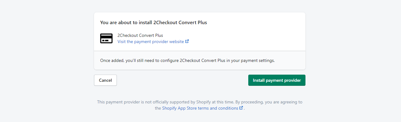 2Comprar Shopify