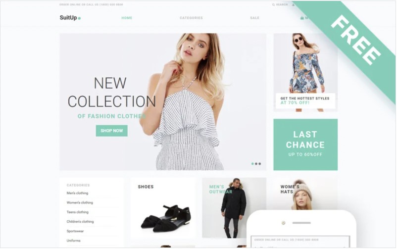 Tema gratuito para Shopify