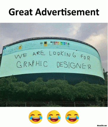 平面设计是我的激情 -30 最佳模因 13 Great Advertisement