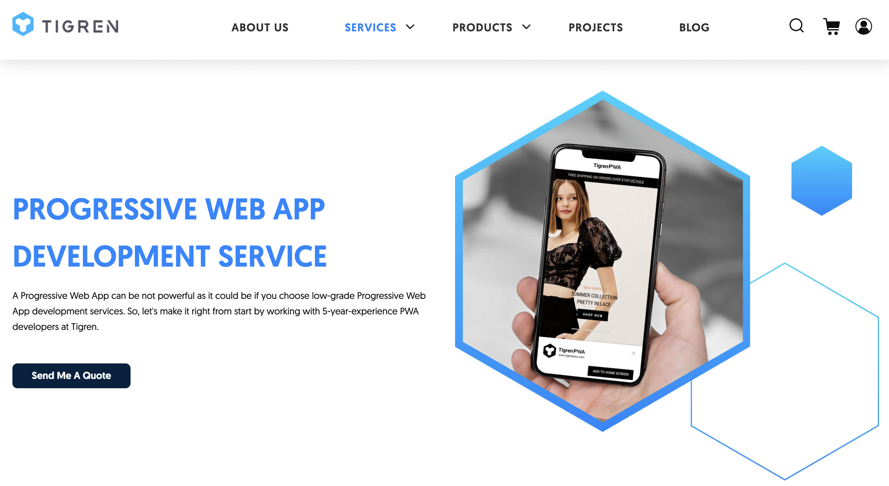sociétés de développement pwa