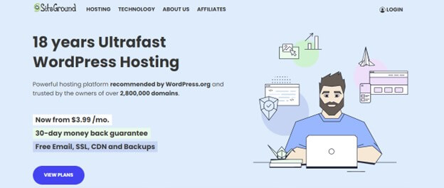 SiteGround – 저렴한 Magento 계획에 가장 적합