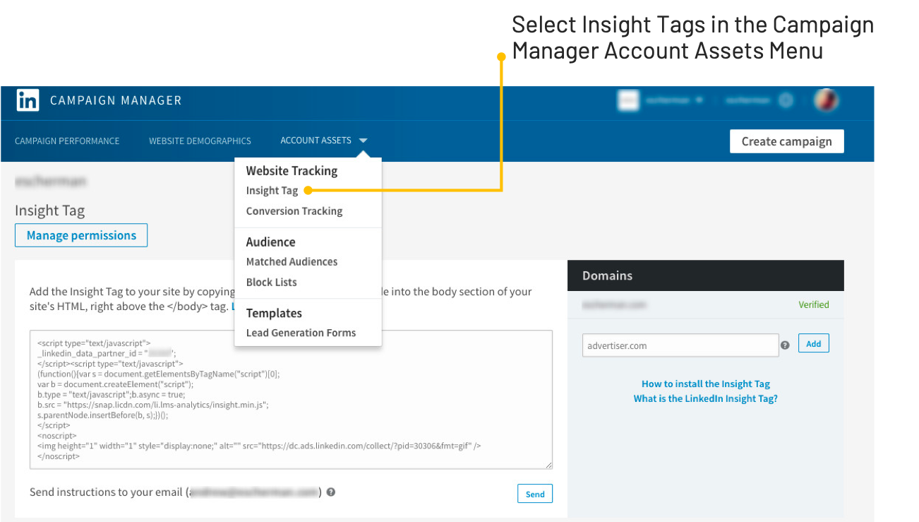 LinkedIn Insight tag