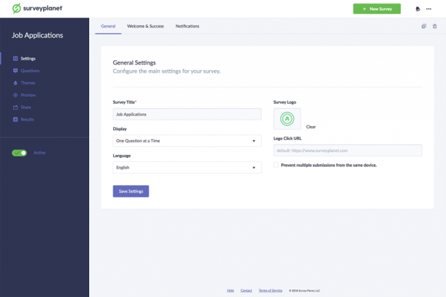 SurveyPlanet çevrimiçi anket yazılımı