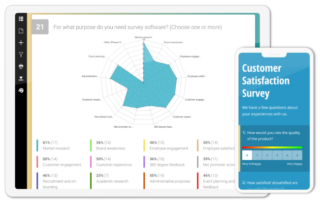 KwikSurveys çevrimiçi anket yazılımı