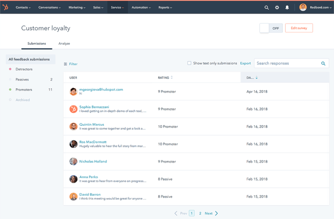 Mopinion: En İyi 21 En İyi Çevrimiçi Anket Yazılımı - HubSpot-Feedback