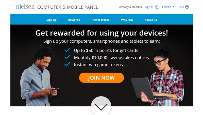 komputer nielsen dan panel seluler
