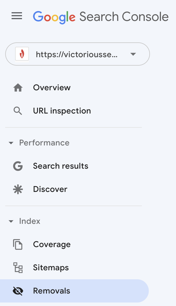 instrument de eliminare a adreselor URL în GSC