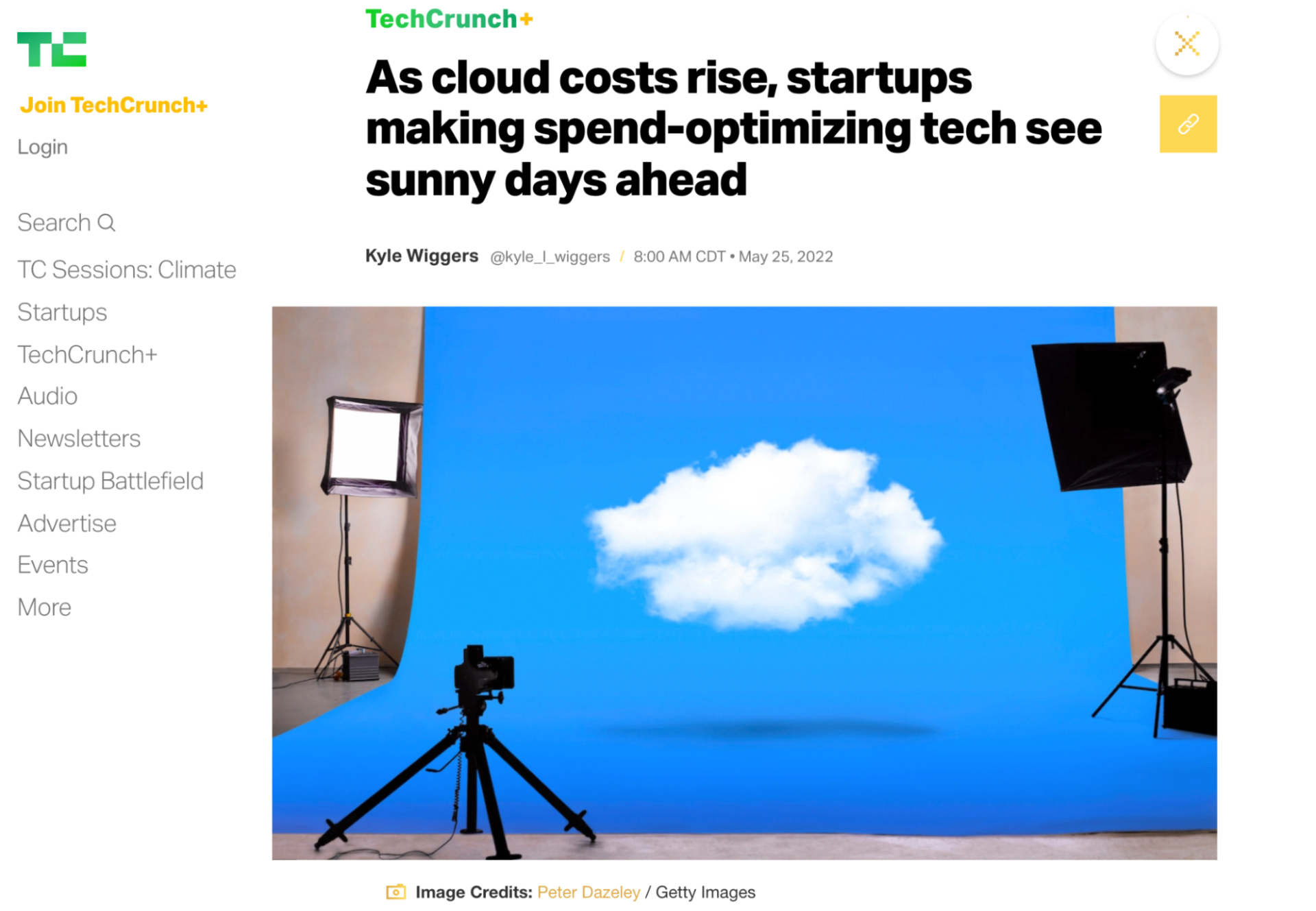 TechCrunch 技术出版物