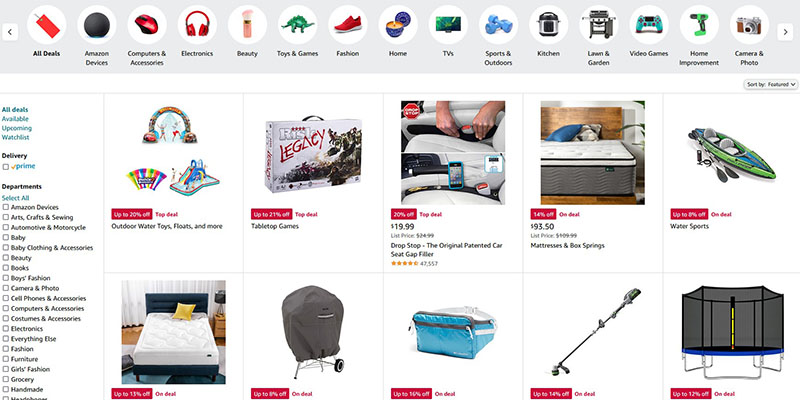 Исследуйте продукты для продажи на Amazon