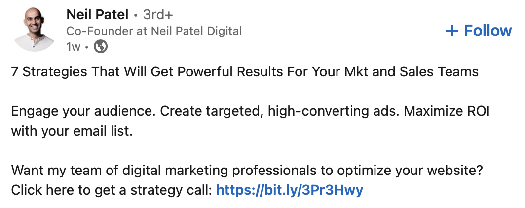 Niel Patel LinkedIn influencer