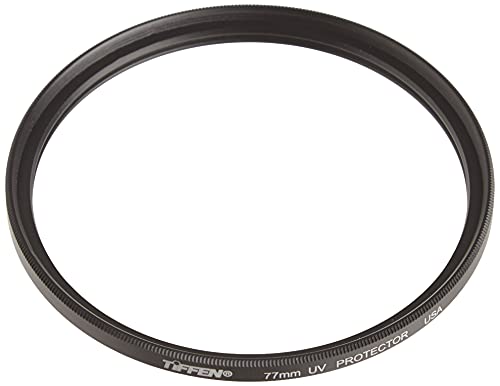 Tiffen 77UVP Filtro de protección UV de 77 mm, negro