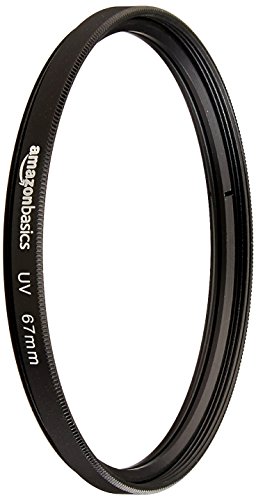 Amazon Basics Filtro de lente de cámara con protección UV - 67 mm