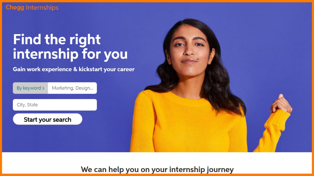 Chegg Staj Web Sitesi