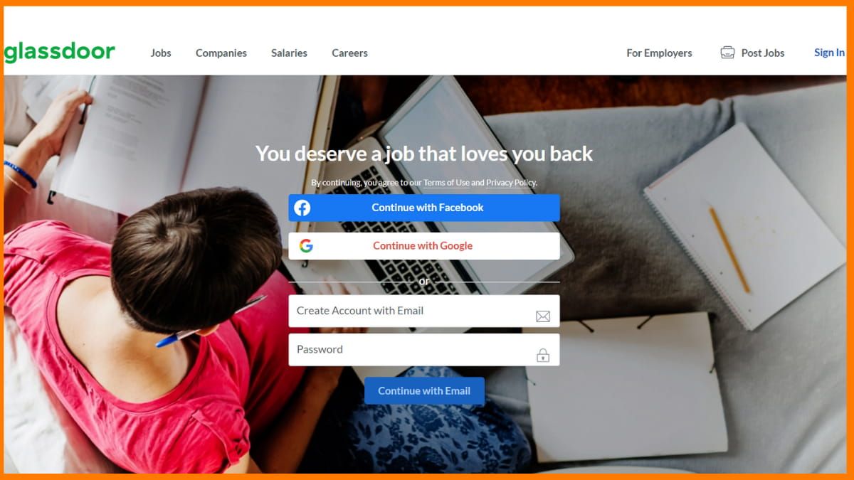 Glassdoor Web Sitesi