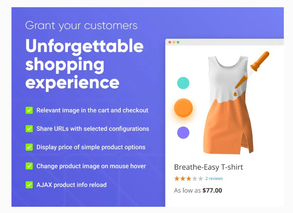 extension d'échantillons de couleurs magento 2
