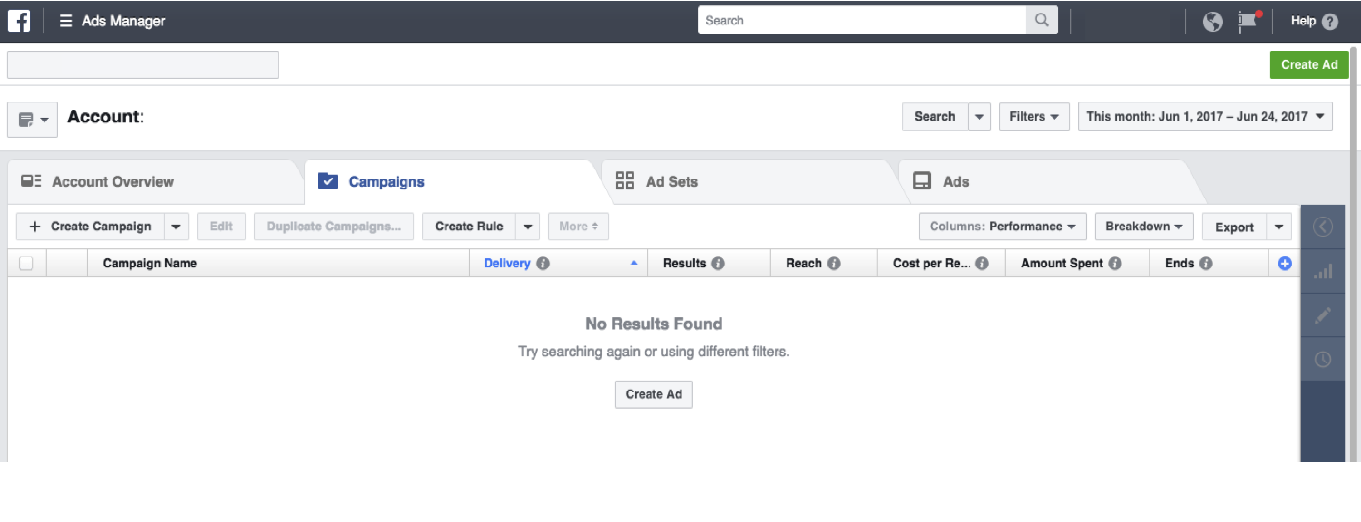 2022年にFacebook広告マネージャーを使用する方法1 Facebook ads manager