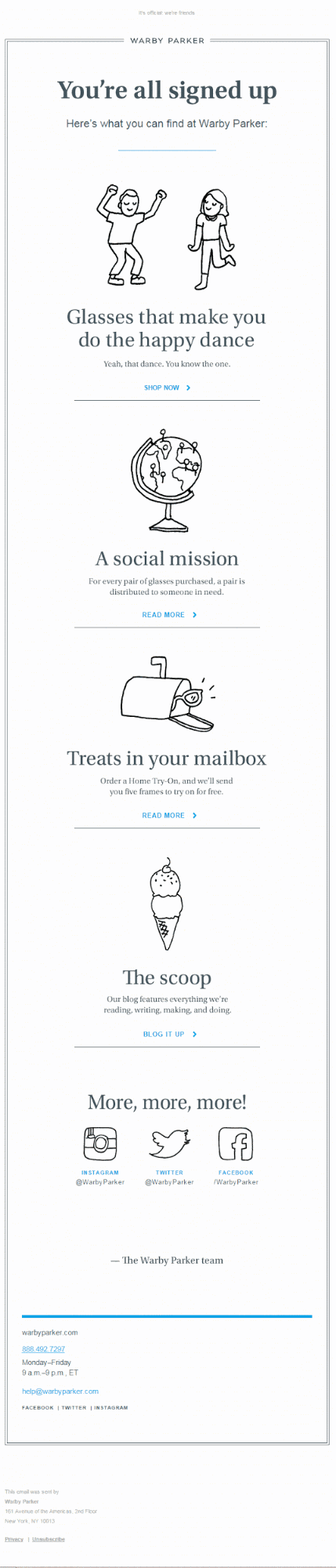 Warby Parker – E-Mail-Marketing-Metriken – Konversionsraten