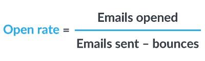 Angka ini adalah persentase pelanggan yang memilih untuk membuka kampanye email Anda jika dibandingkan dengan jumlah total yang dikirim.