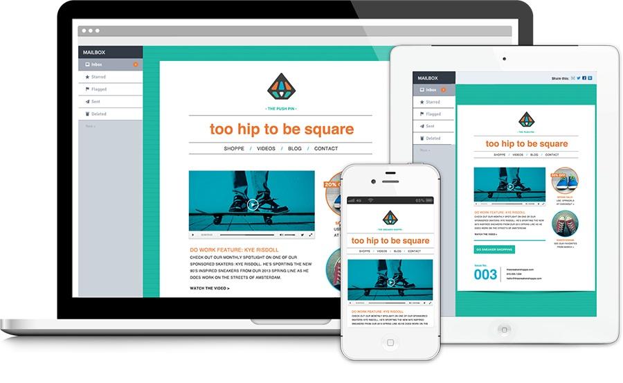 Template email responsif sangat penting karena semakin banyak orang menggunakan perangkat seluler mereka untuk membuka email