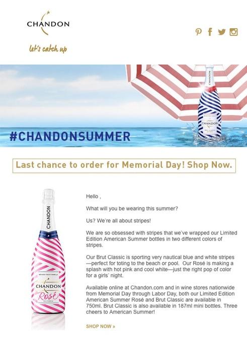 จดหมายข่าว Chandon