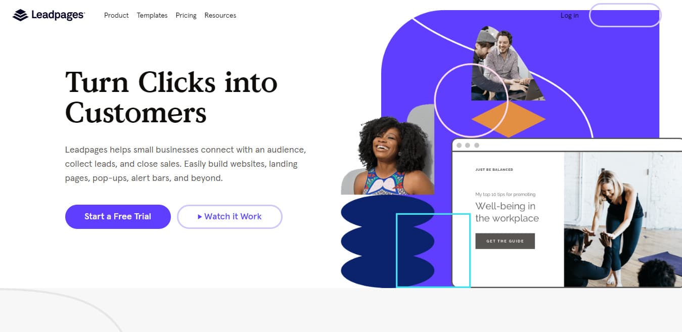 Uma das melhores ferramentas de marketing nesse sentido é o Leadpages, um construtor de páginas de destino fácil de usar, com centenas de modelos bem projetados e otimizados para você escolher.