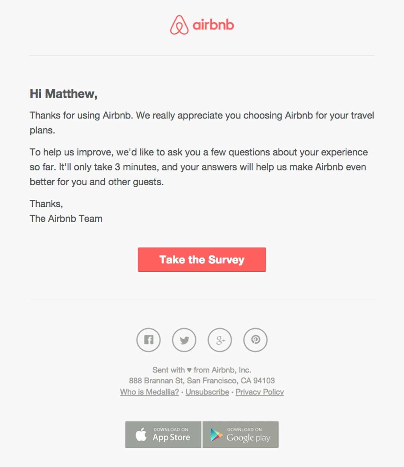 Airbnb-E-Mail-Beispiel