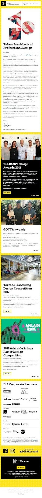 Contoh email Design Institute of Australia