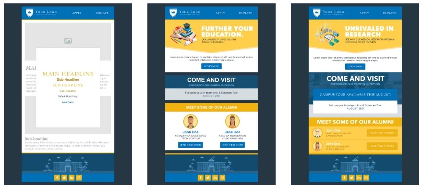 template email pendidikan