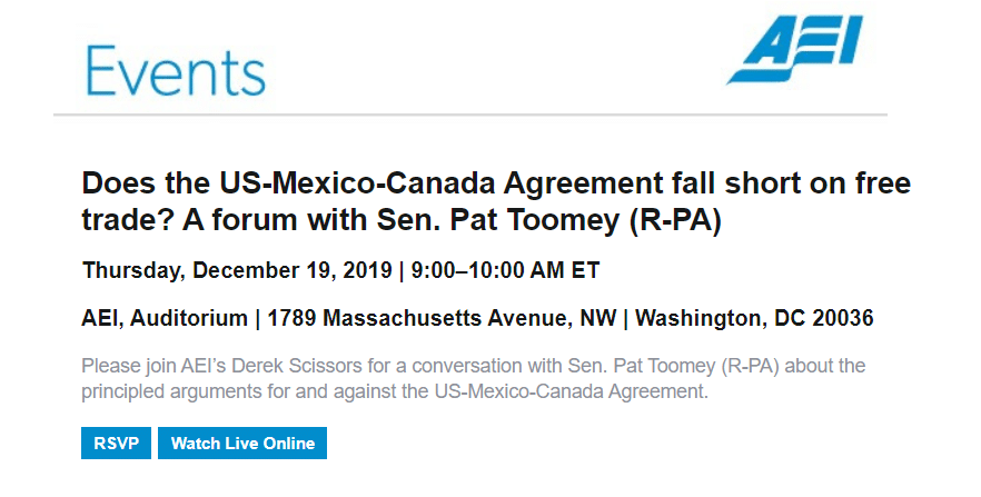 American Enterprise Institute due chiari esempi di CTA