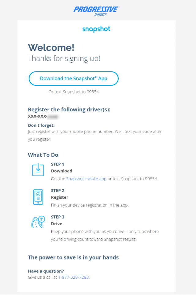 Exemple d'inscription progressive par e-mail