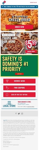 Domino scannbares E-Mail-Beispiel