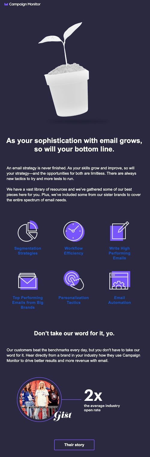case-study-email-example：这是 Campaign Monitor 的案例研究自动电子邮件示例。
