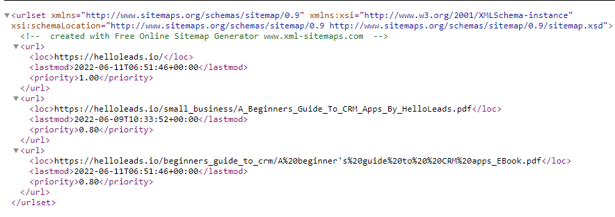 XML-Sitemap
