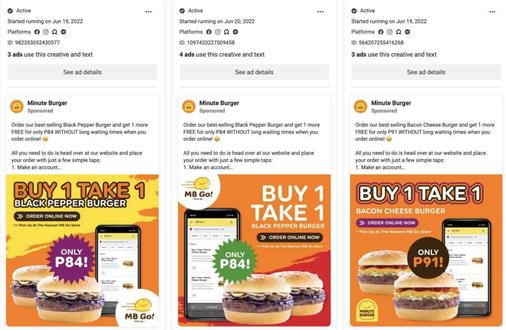 dakika burger reklam örnekleri
