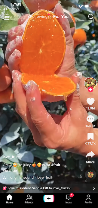 TikTok-Homepage