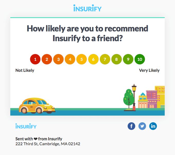 Insurify tavsiye örneği
