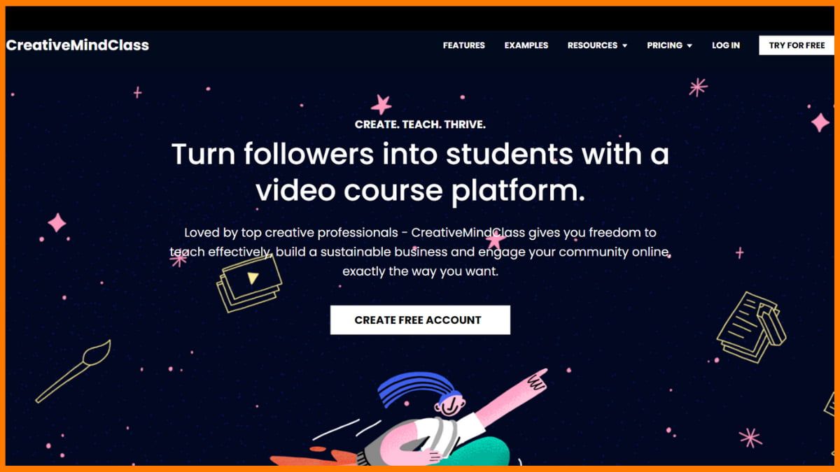 Site-ul web CreativeMindClass