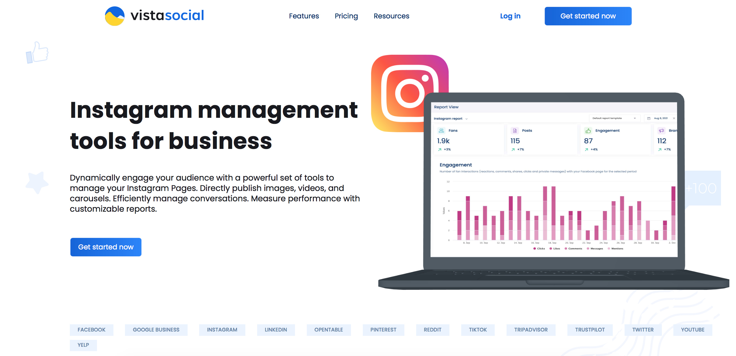 Vista Social Instagram Management Tools for Business | Agenția Vista