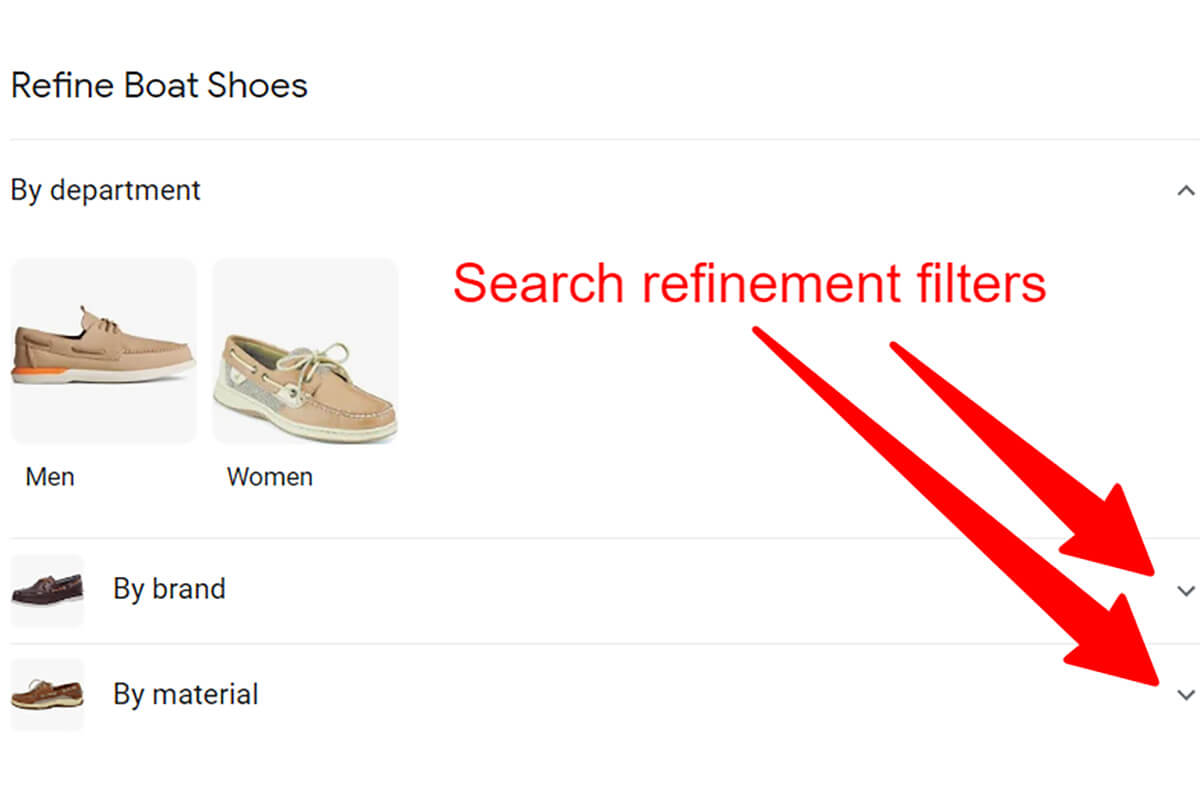 تنقيح الاستعلام في صفحات نتائج بحث Google