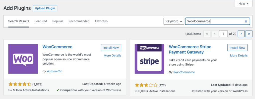 Installer le plugin WooCommerce sur WordPress