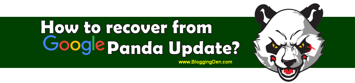 come recuperare dall'aggiornamento di google panda