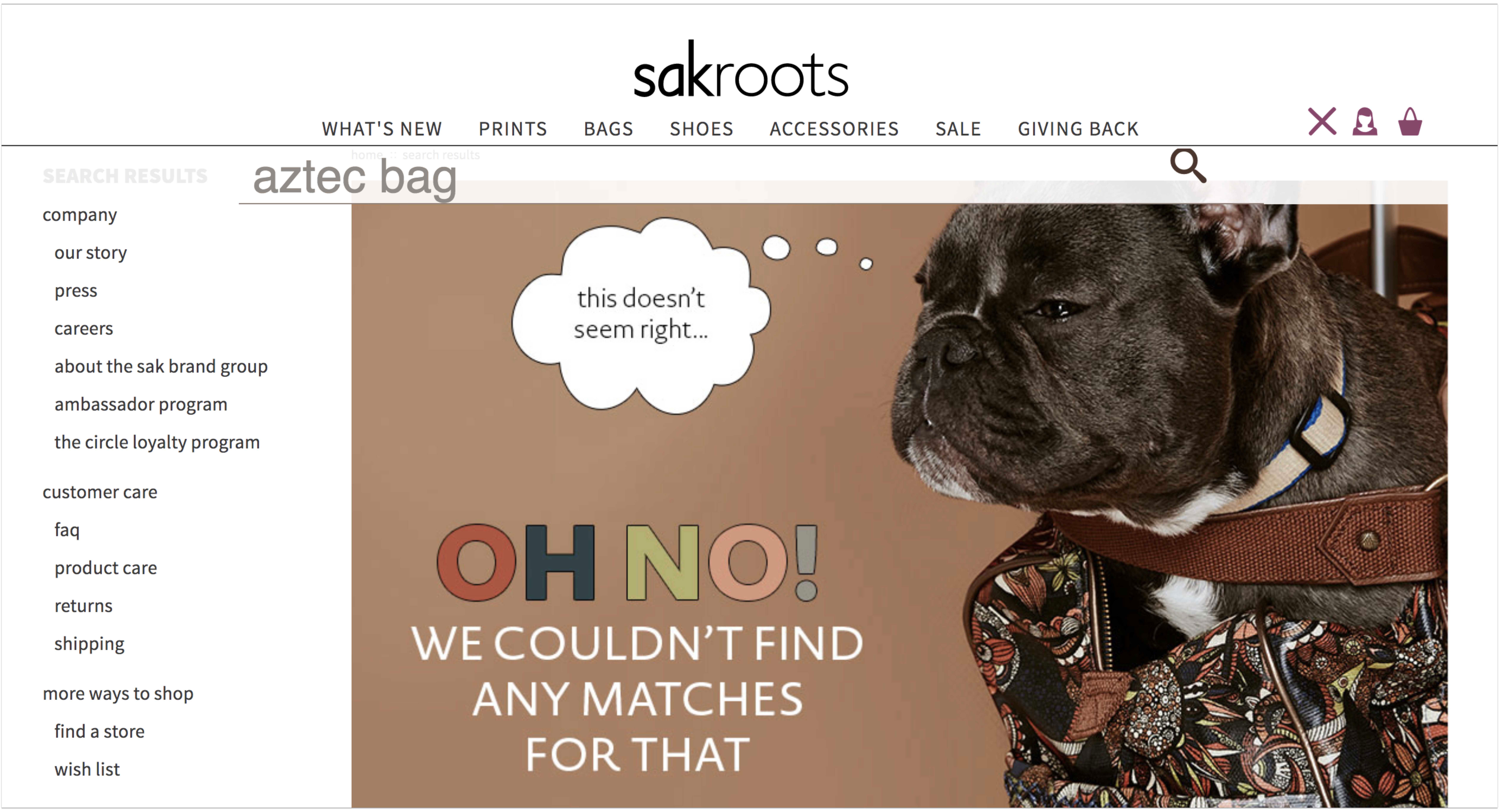 sakroots nici un rezultat căutare pe site