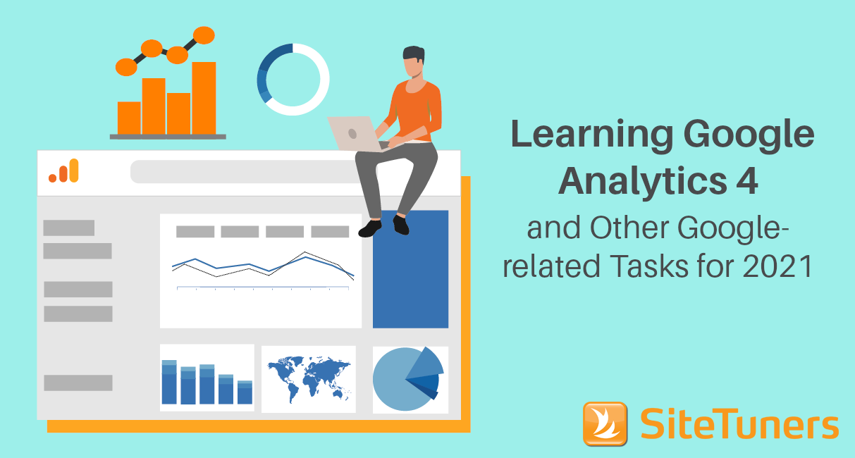 2021 blog grafiği için google analytics 4 ve google ile ilgili diğer görevleri öğrenme