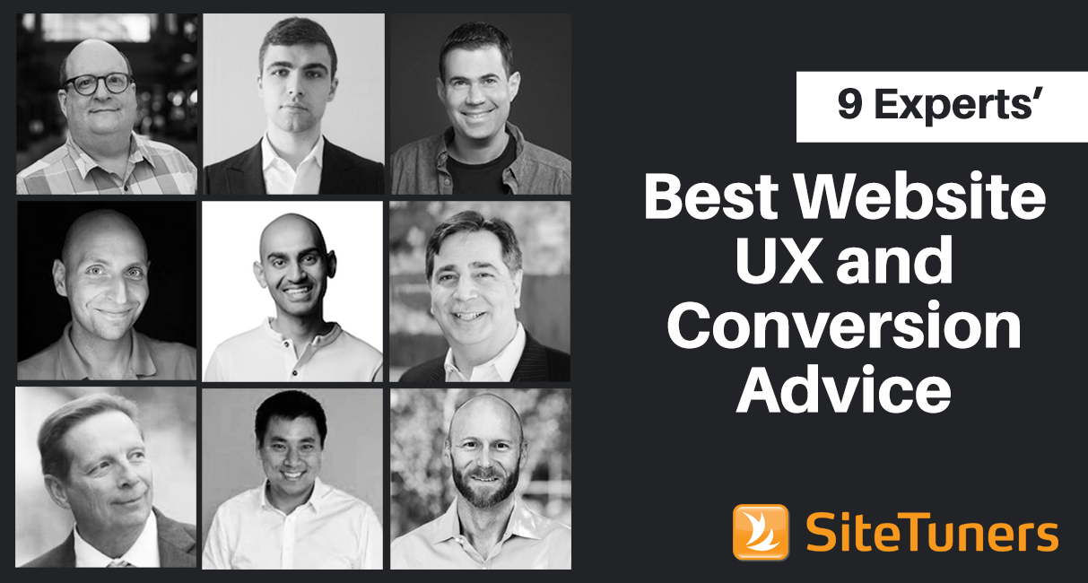 Cel mai bun sfat pentru UX și conversie pentru site-uri web de la 9 experți