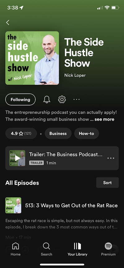Трейлер подкаста Spotify