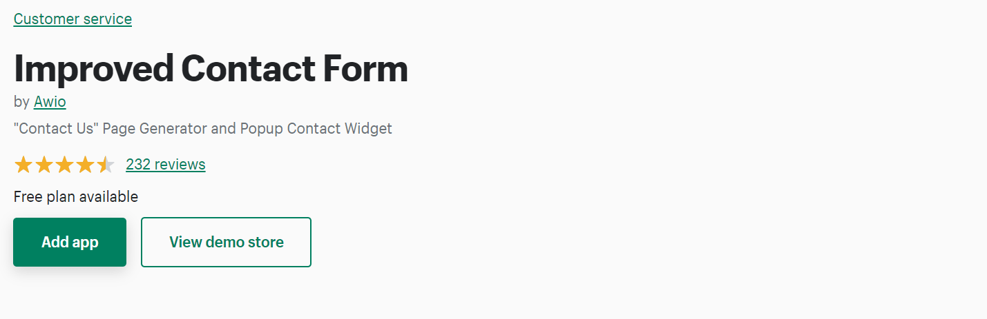 Ulepszony formularz kontaktowy